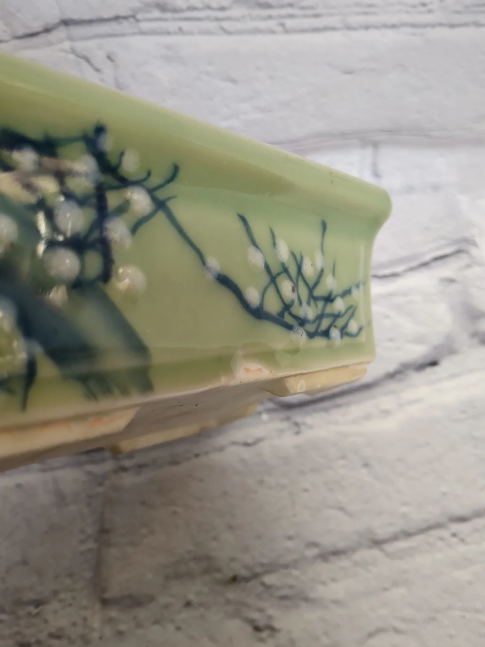 Vintage Japan 1930s Ceramic Stoneware Bonsai Planter Pottery
